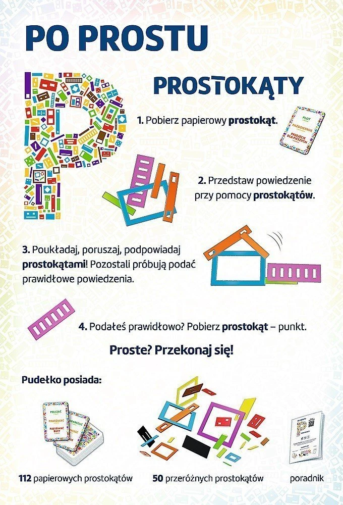 TREFL 02437 žaidimas tiesiog P stačiakampiai*