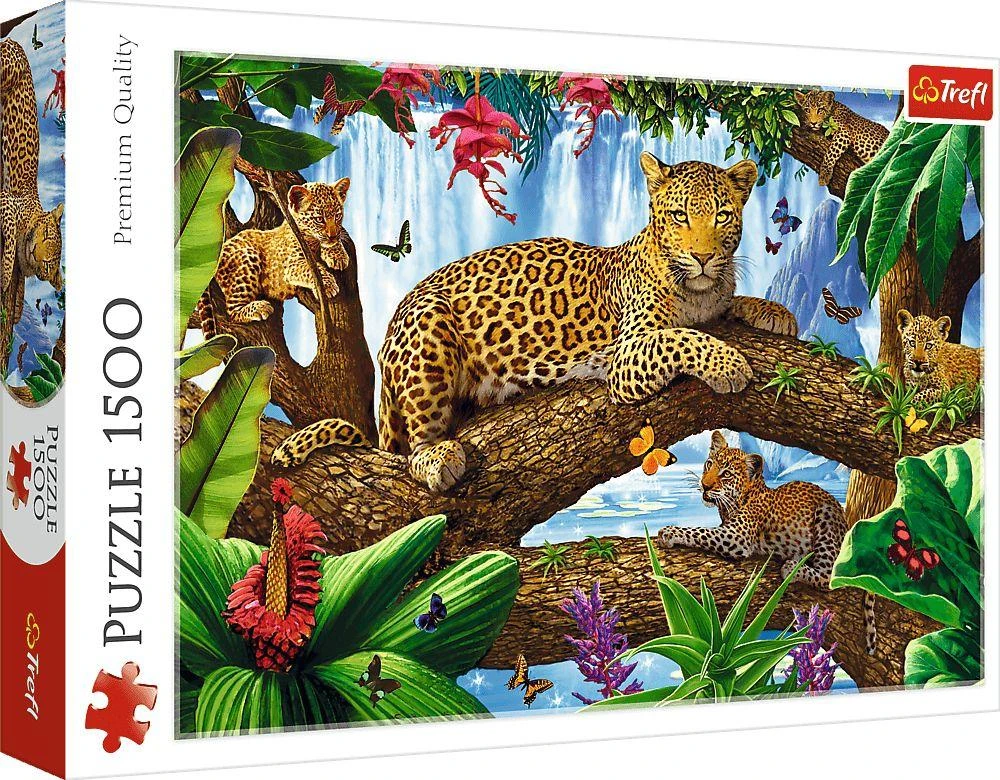 Trefl Dėlionė 1500 vnt. - Leopardas aprašymas - Prekės nuotrauka