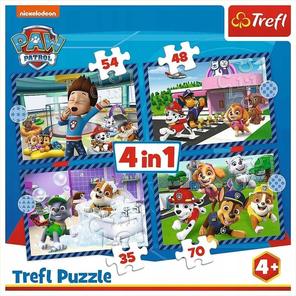 Trefl Dėlionė 207 vnt. - Šunyčiai patruliai (PAW Patrol)