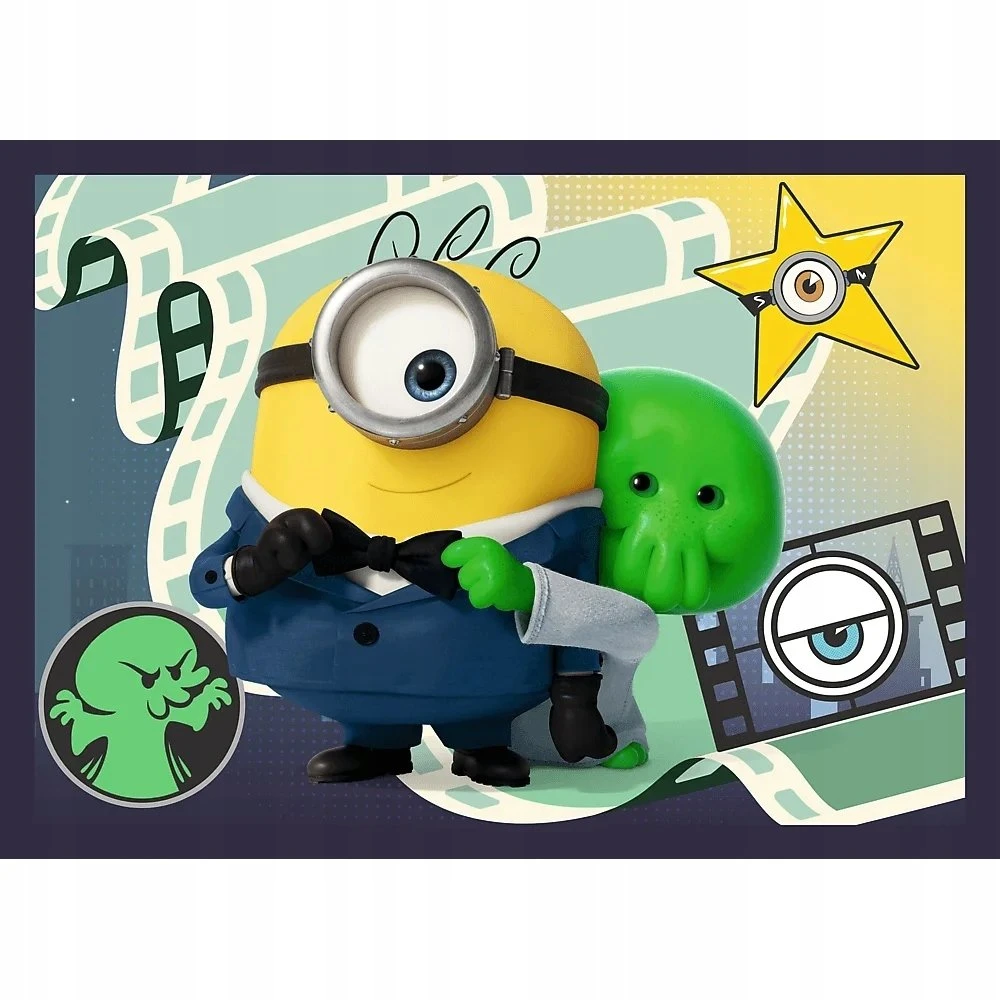 TREFL MINIONS 4 dėlionių rinkinys „Minions“