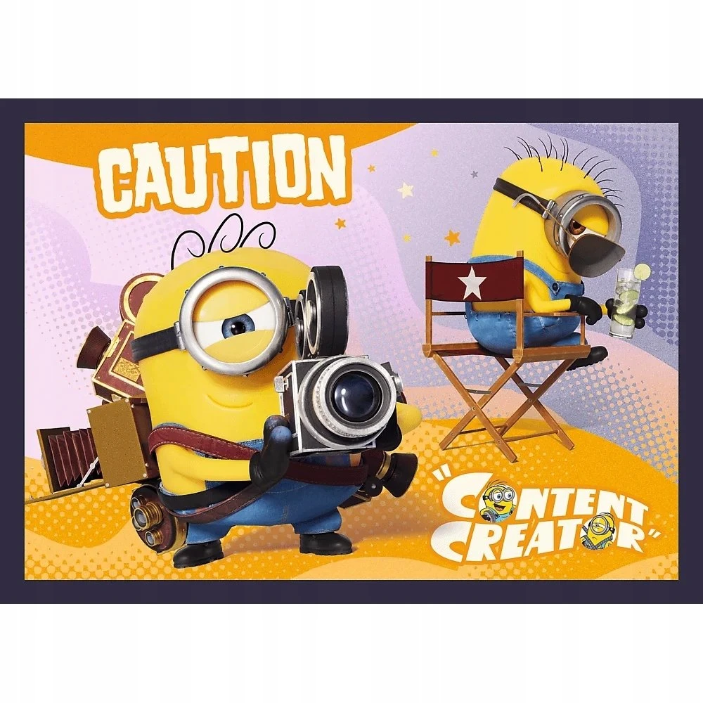 TREFL MINIONS 4 dėlionių rinkinys „Minions“