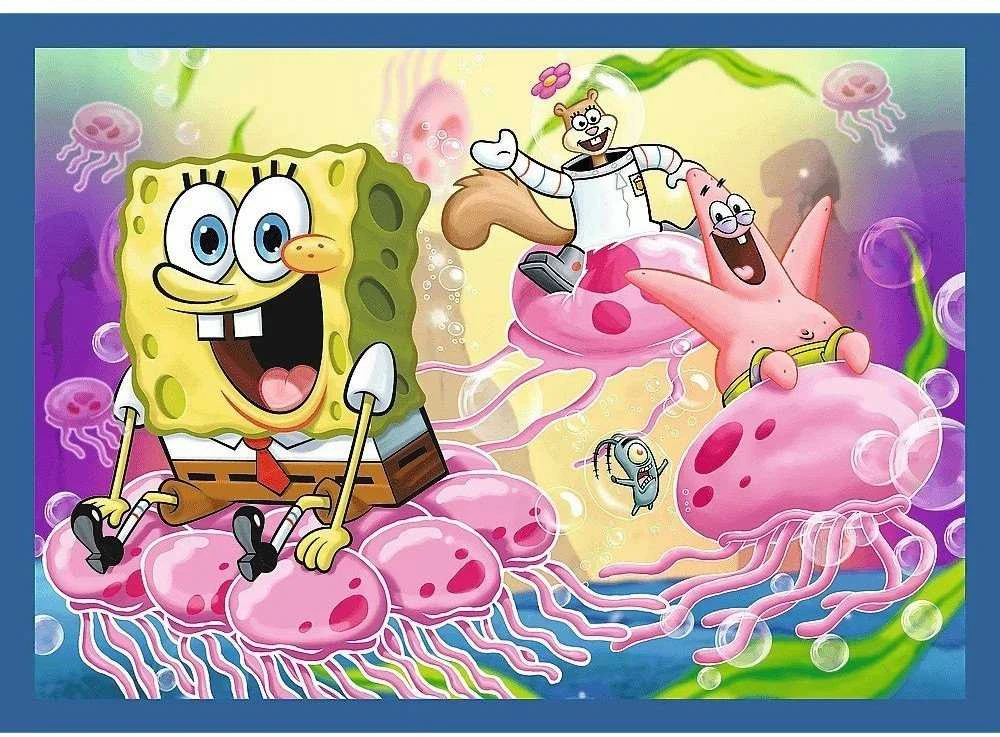 Dėlionė TREFL SPONGEBOB 4 dėlionių rinkinys