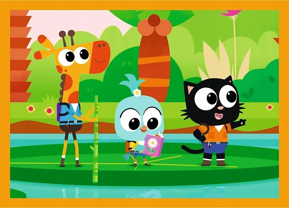 Trefl Dėlionė 71 vnt. - Milo ir draugai