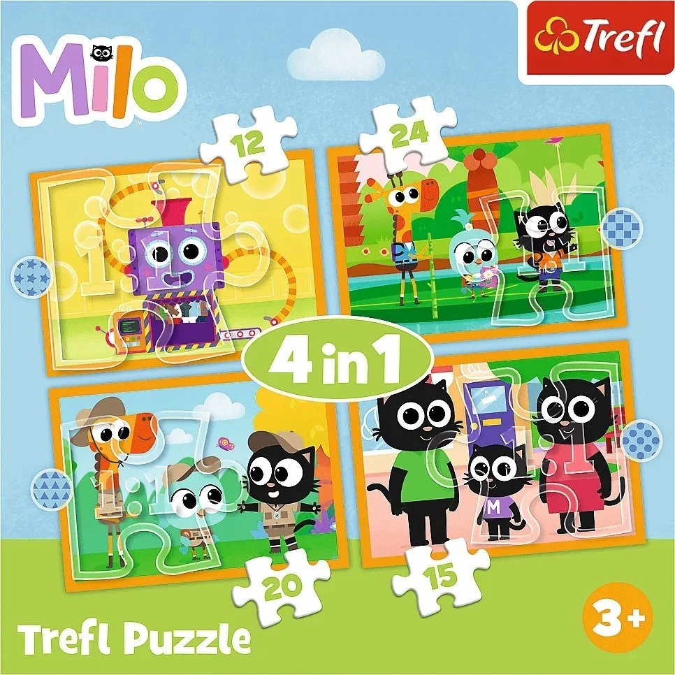Trefl Dėlionė 71 vnt. - Milo ir draugai