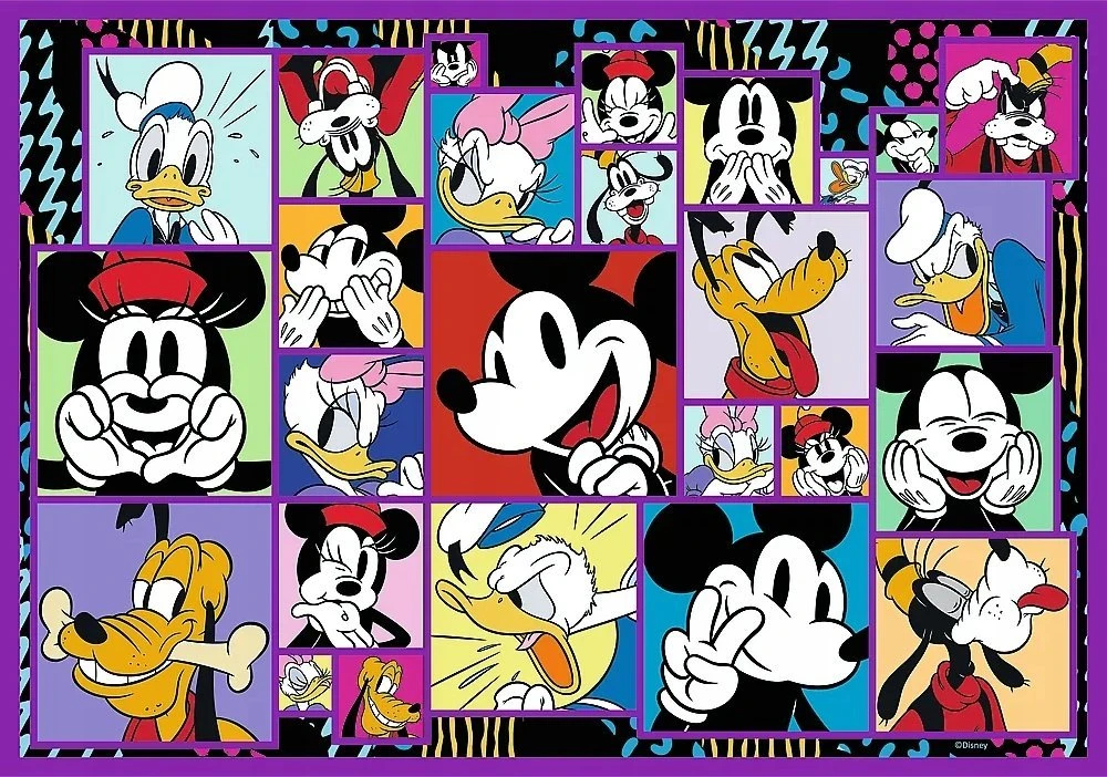 Trefl Dėlionė 4x250 vnt. - Disney Peliukas Mikis
