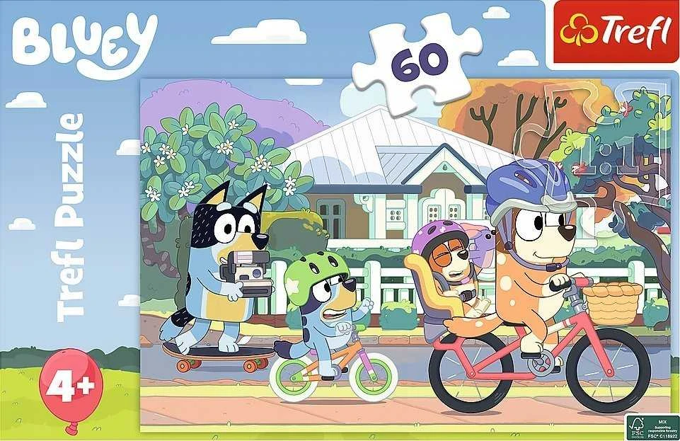 Trefl dėlionė 60 vnt. - Šuniukas Bluey