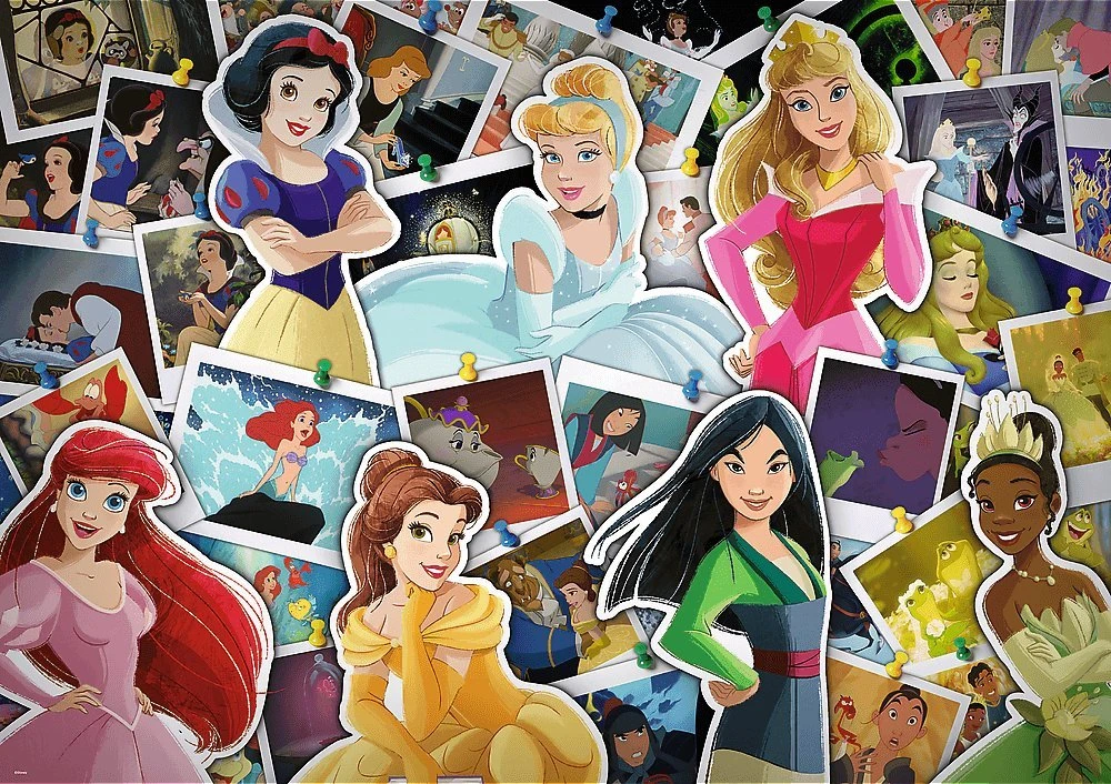Trefl Dėlionė 1000 vnt. - Disney princesės