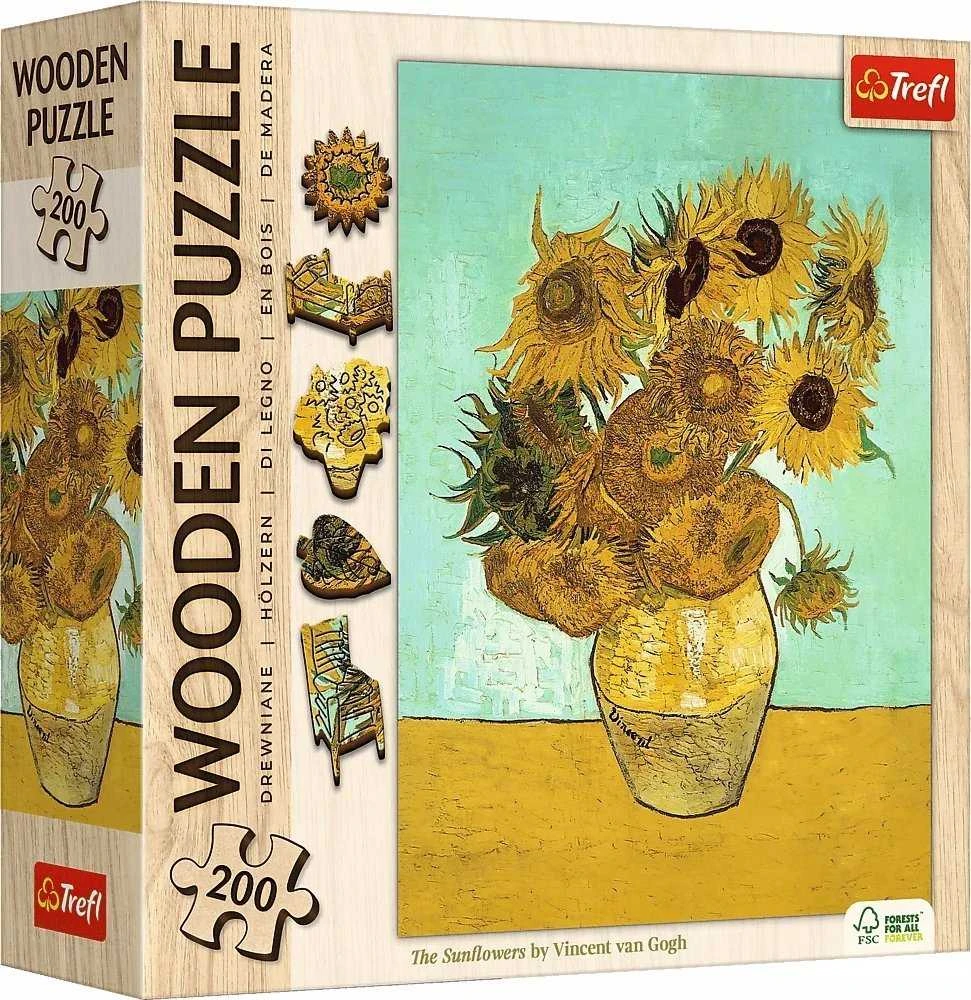 Trefl Dėlionė 200 vnt. - Vincent van Gogh: Saulėgrąžos