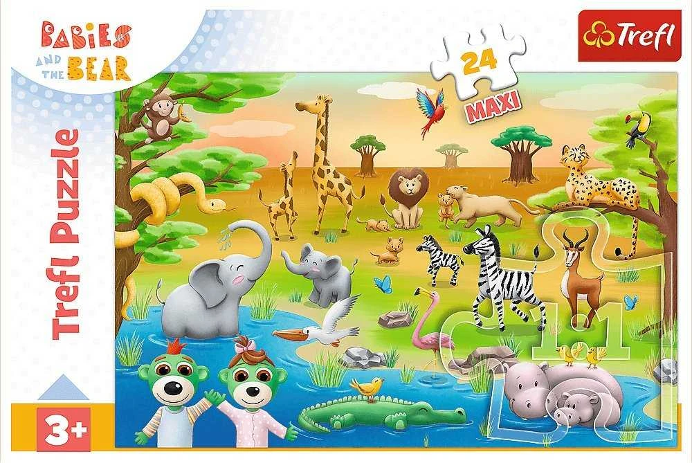 Trefl Dėlionė 24 vnt. - Safaris