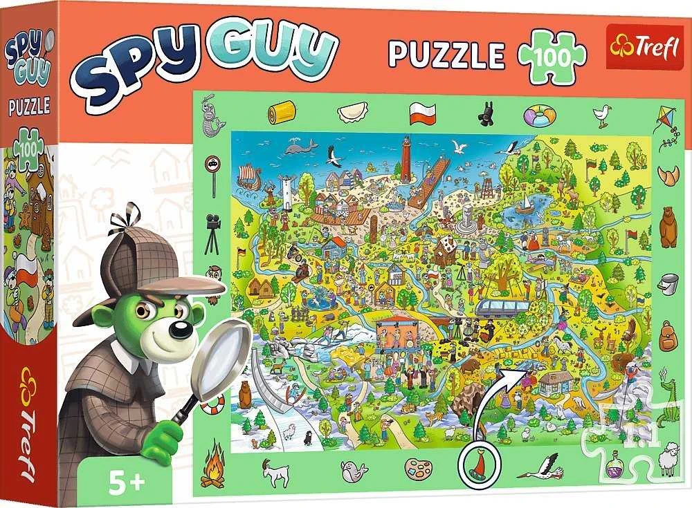 Trefl Dėlionė 100 vnt. - Spy Guy