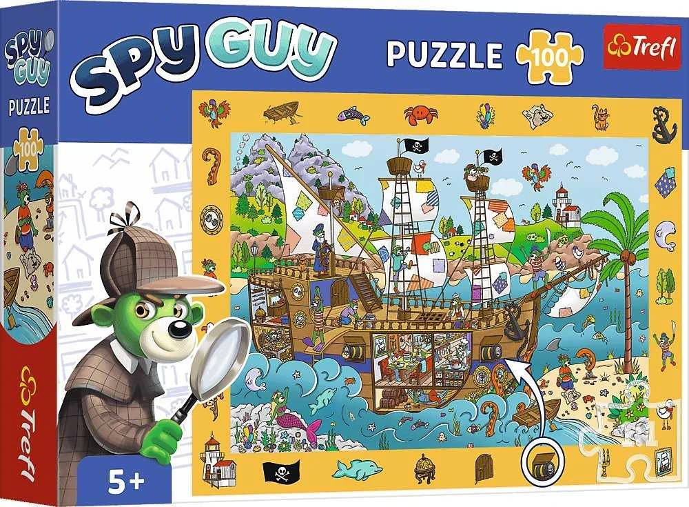Trefl Dėlionė 100 vnt. - Spy Guy