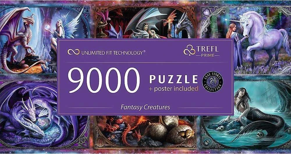 Trefl Dėlionė 9000 vnt. - Fantastiniai padarai