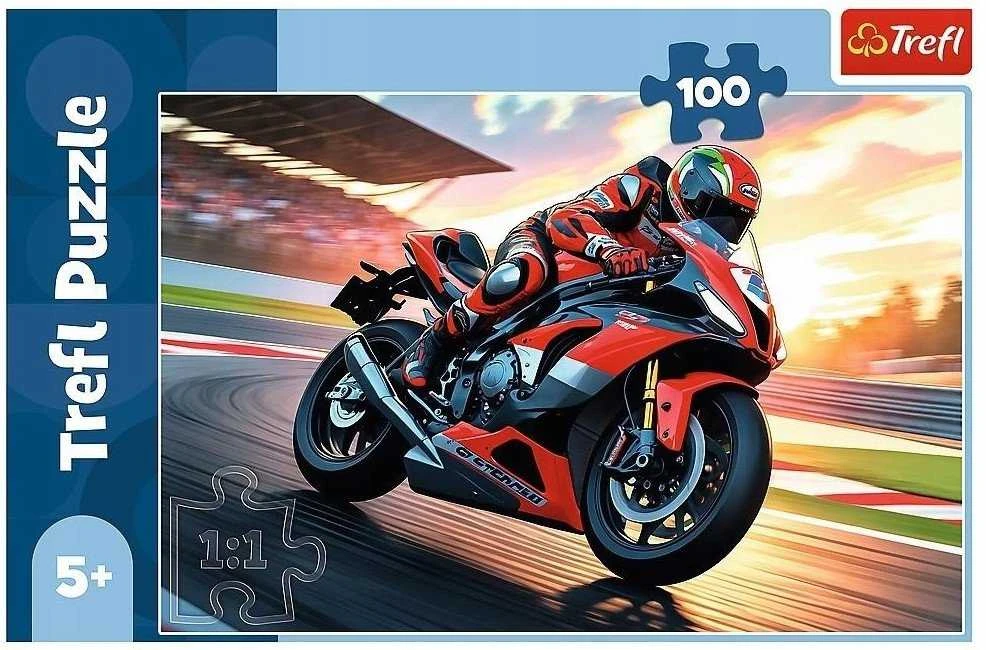 TREFL Dėlionė „Motociklas“, 100 det.