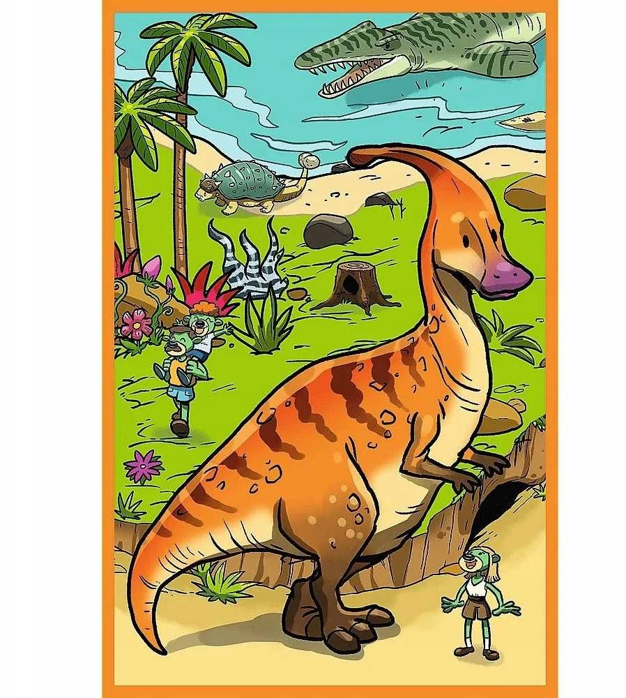 Dėlionė 3x80 Trefliki dinozaurų pasaulyje 34888