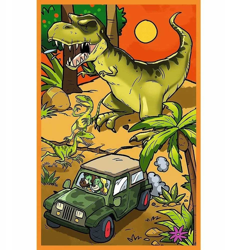 Dėlionė 3x80 Trefliki dinozaurų pasaulyje 34888