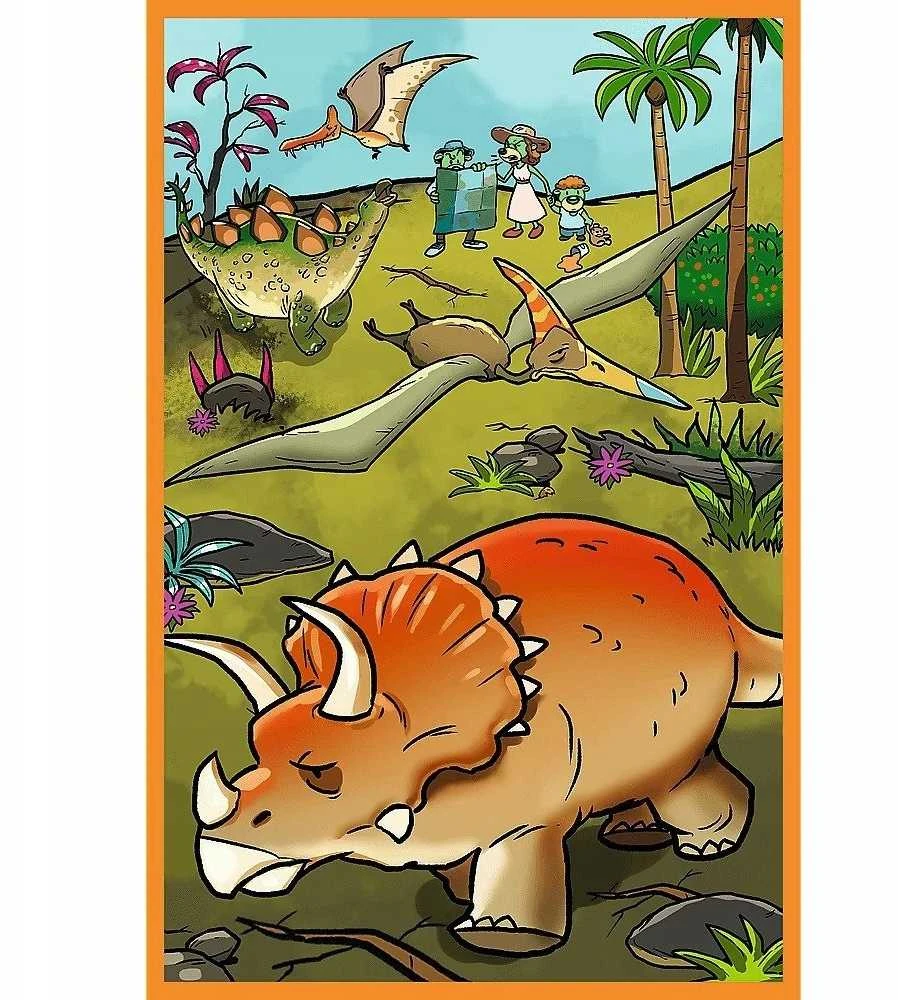 Dėlionė 3x80 Trefliki dinozaurų pasaulyje 34888