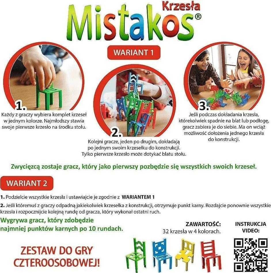 Trefl Kėdžių žaidimo rinkinys šeimai