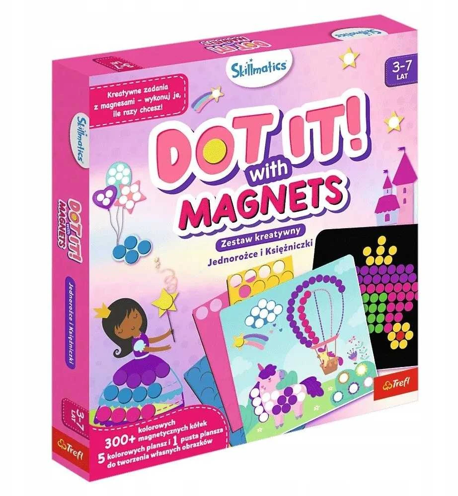 Rankdarbių rinkinys su magnetais vienaragiai ir princesės Trefl