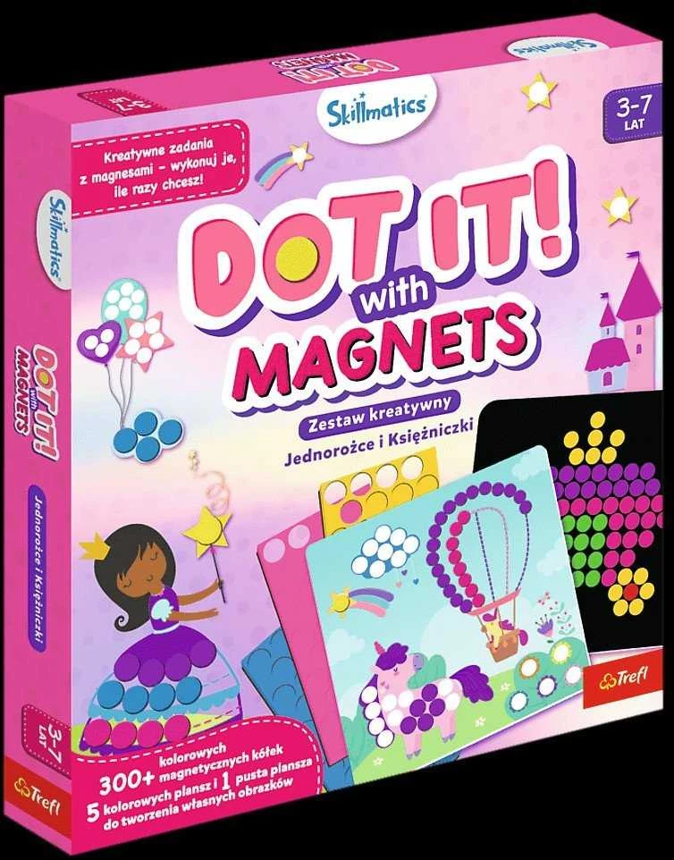 Rankdarbių rinkinys su magnetais vienaragiai ir princesės Trefl