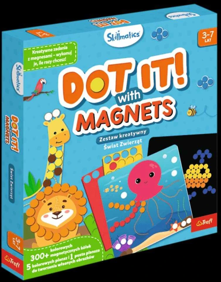 Trefl Rankdarbių rinkinys skillmatics gyvūnų pasaulis su magnetais