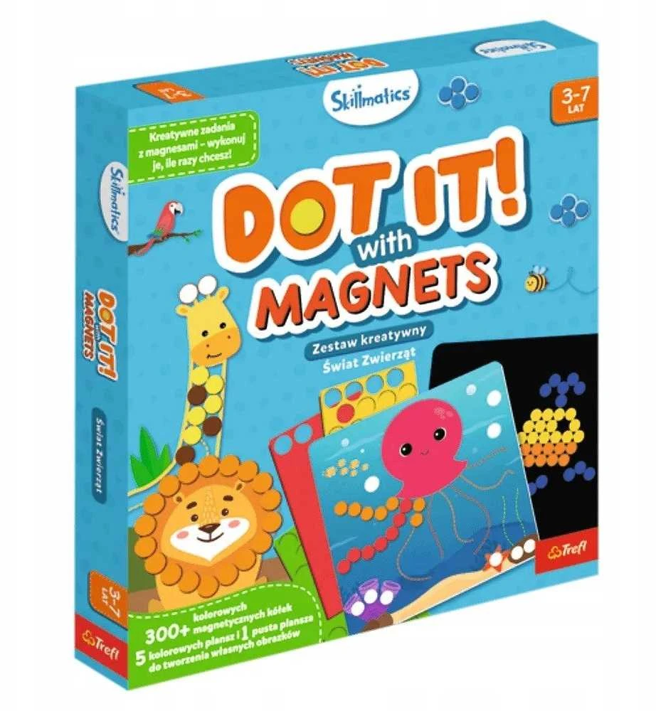 Trefl Rankdarbių rinkinys skillmatics gyvūnų pasaulis su magnetais