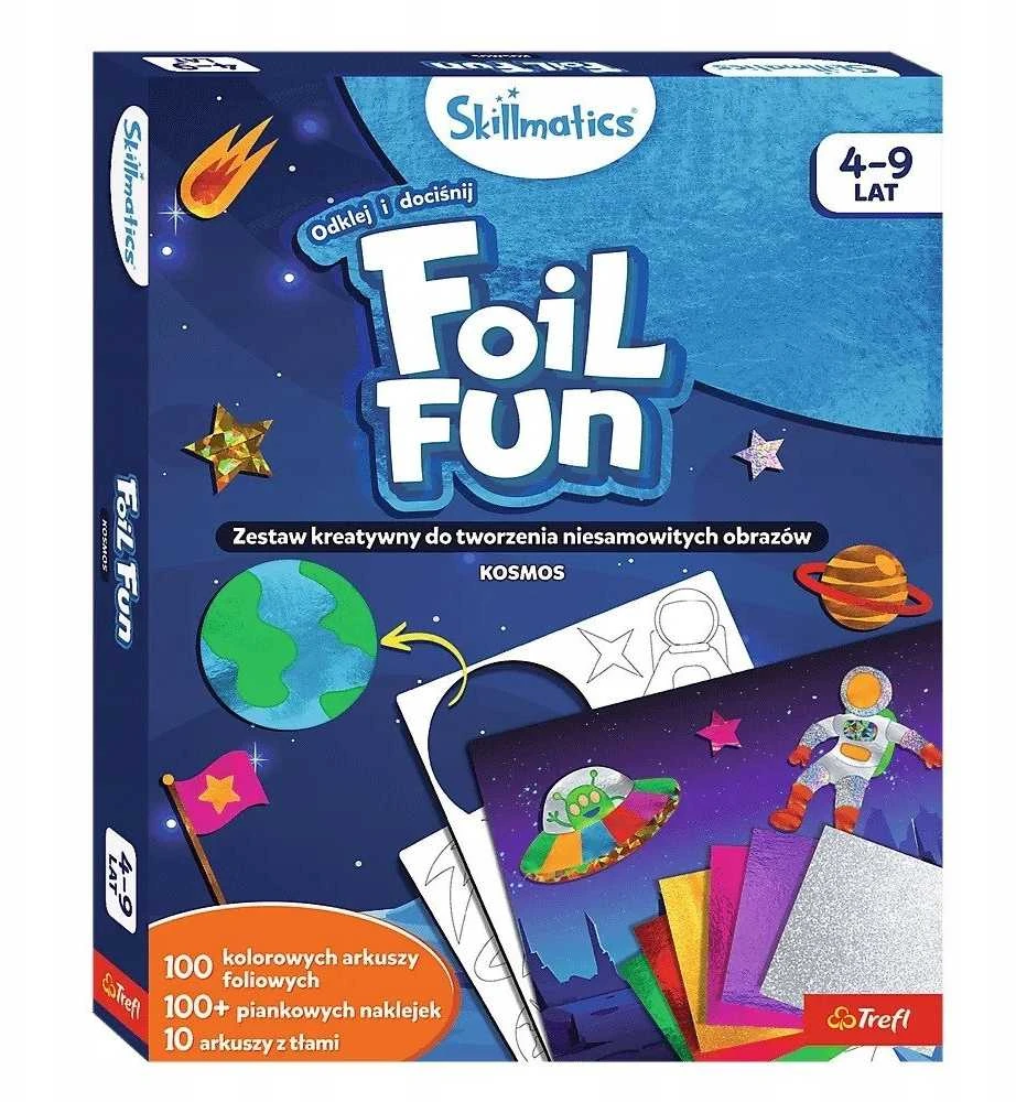 Trefl Rinkinys Skillmatics Foil Fun kosmosas su folija vaikams