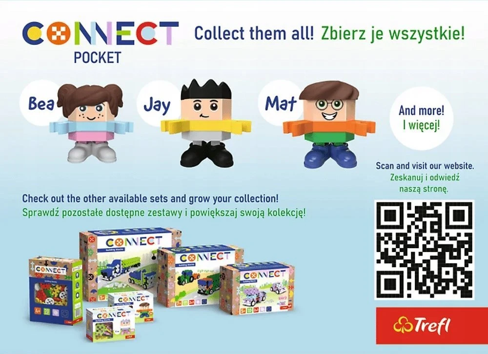 Trefl TREFL Connect Pocket 35 Adi 61981 kaladėlės