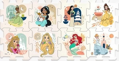 TREFL DISNEY PRINCESS Minkšta dėlionė