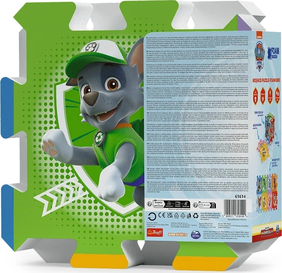 TREFL PAW PATROL Minkšta dėlionė