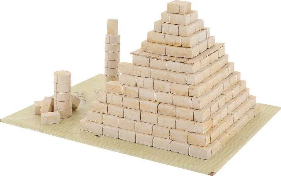 Rankdarbių rinkinys piramidės statybai Brick Trick Travel Trefl