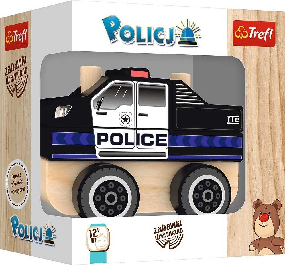 TREFL medinis žaislas policijai, 61767