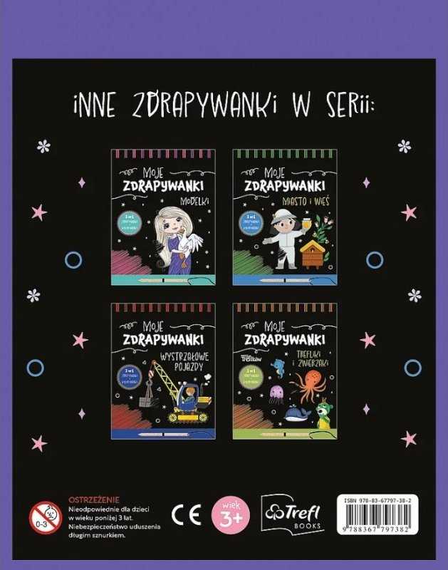 Trefl WYDRAPYWANKA 165X210 JEDNOROZCE I INNE CUDA TREF