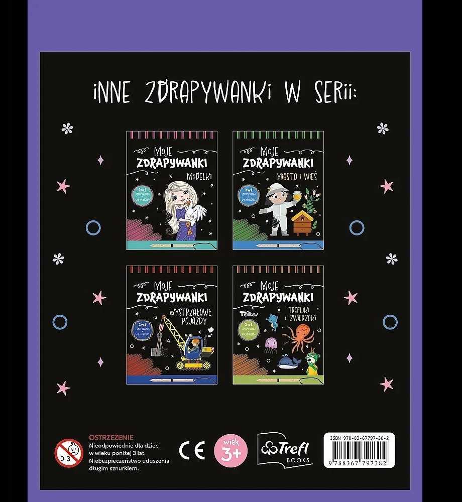 Trefl WYDRAPYWANKA 165X210 JEDNOROZCE I INNE CUDA TREF