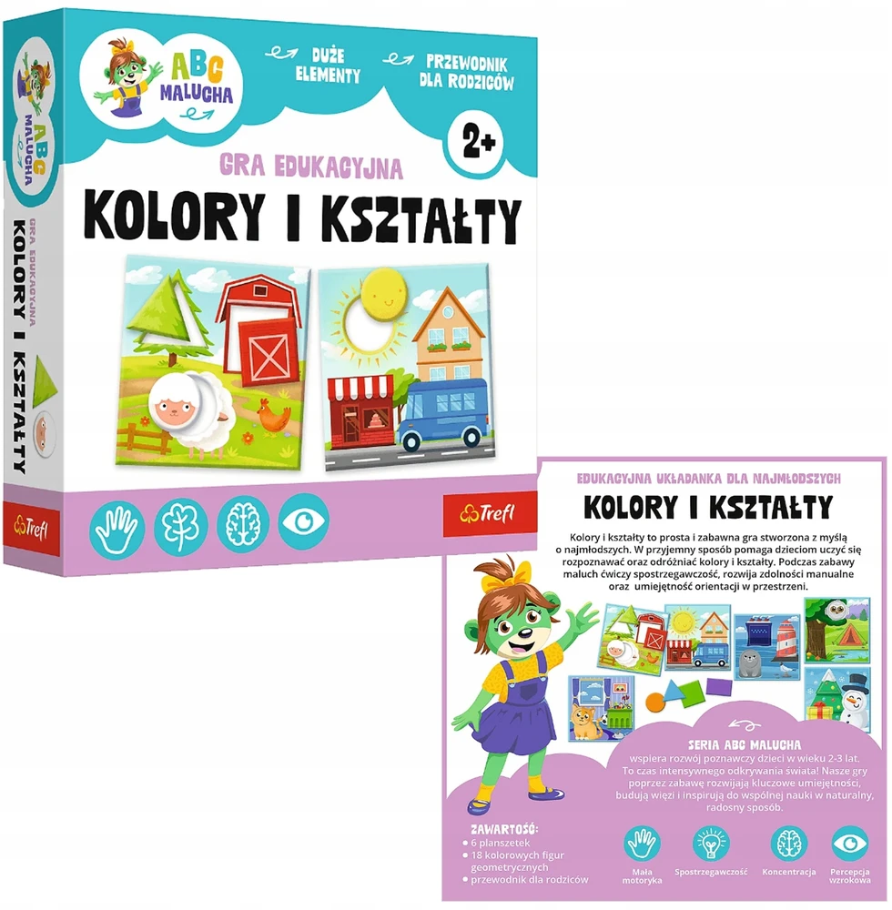 Trefl Edukacinis žaidimas Spalvos ir formos ABC mažiesiems 02904