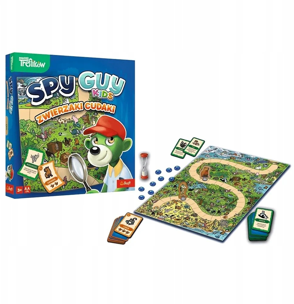 Trefl Žaidimas Spy Guy KIDS Animals Cudaki 03061 8