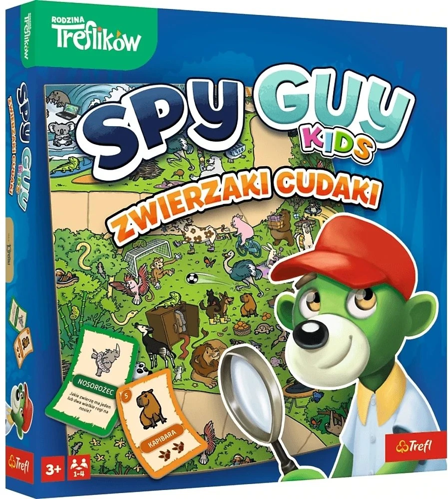 Trefl Žaidimas Spy Guy KIDS Animals Cudaki 03061 8