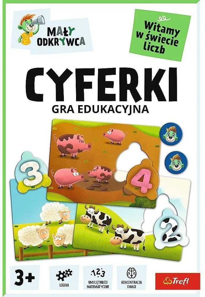 Dėlionė Trefl Vaikiškas skaičių žaidimas "Mažasis atradėjas"