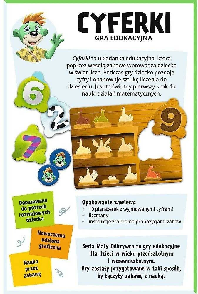 Dėlionė Trefl Vaikiškas skaičių žaidimas "Mažasis atradėjas"