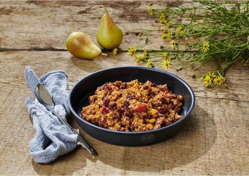„Trek N Eat“ vegetariškas čili sin carne-RTE 350 g [Vegetarian Chili sin carne-RTE]