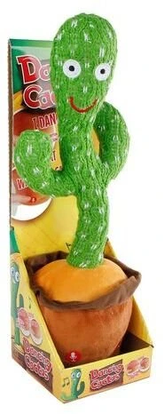 Trend Toys - Šokantis kaktusas su šviesa ir garsu 34 cm - (201025)
