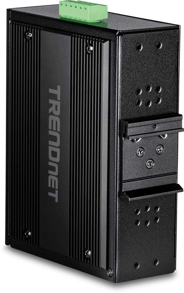 Šakotuvas TRENDnet 10 prievadų pramoninis gigabitas, 400 W PoE++ DIN bėgio komutatorius