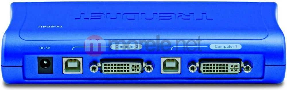TRENDnet 2 PORT DVI/USB KVM JUNGIKLIŲ RINKINYS (TK-204UK) – Z010051