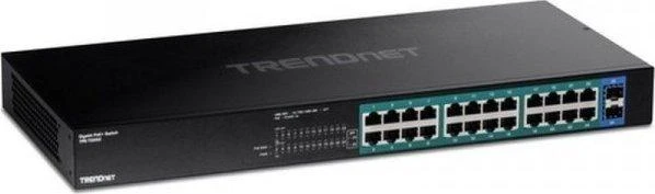 Šakotuvas TRENDnet TPE-TG262 26 prievadų gigabito PoE komutatorius, 380 W, nevaldomas