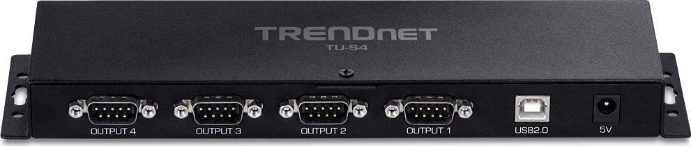 TRENDnet 4 prievadų USB į nuoseklųjį RS232