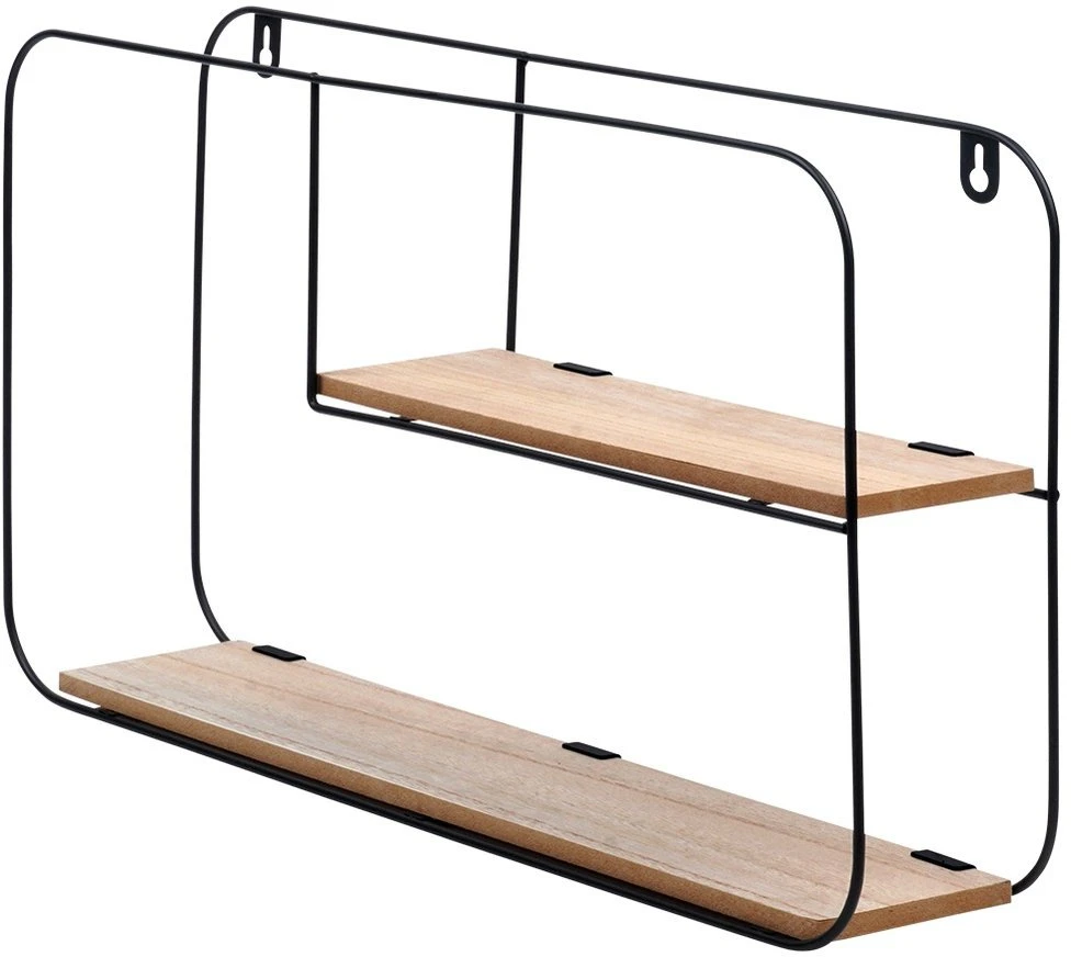 Trends4You sieninė lentyna 52x10,5x29 cm - pramoninio stiliaus
