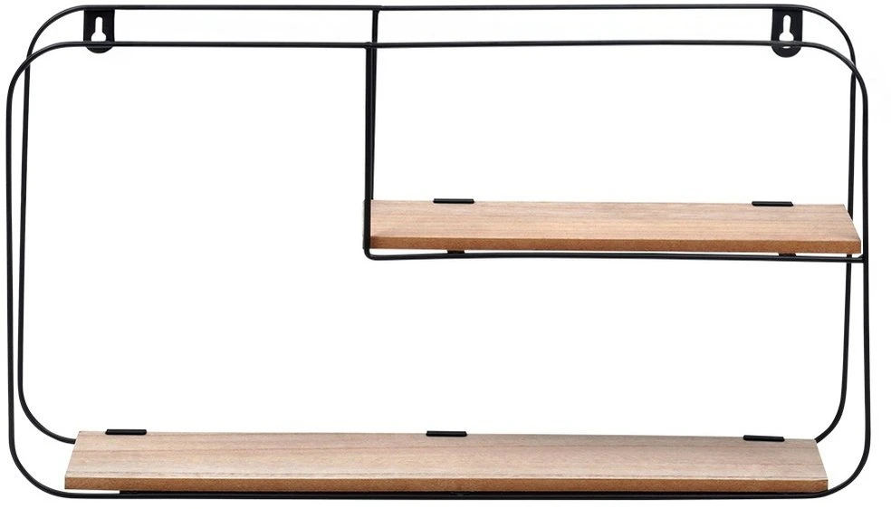 Trends4You sieninė lentyna 52x10,5x29 cm - pramoninio stiliaus
