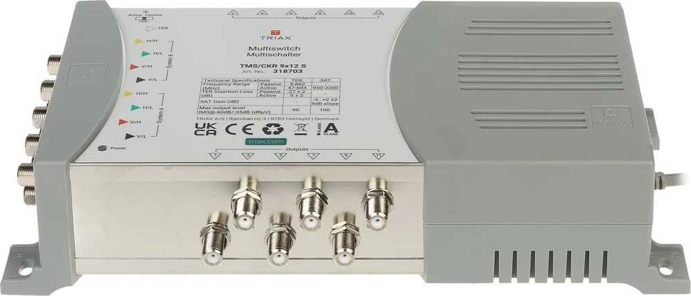 Multisjungiklis TMS-9/12S, 9 įėjimai / 12 išėjimų, Triax