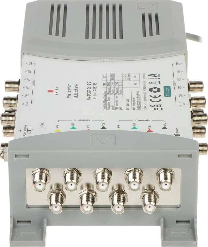 Multisjungiklis TMS-9/12S, 9 įėjimai / 12 išėjimų, Triax