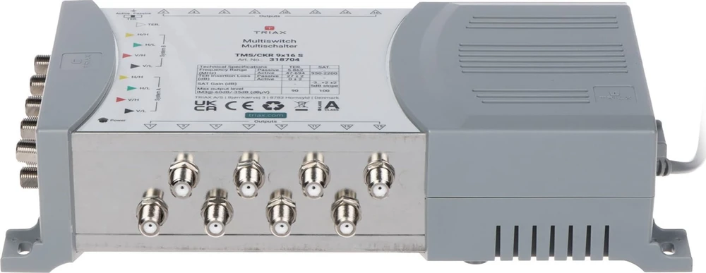 MULTISWITCH TMS-9/16S 9 WEJŚĆ / 16 WYJŚĆ TRIAX