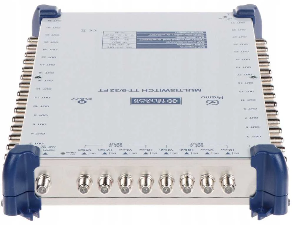 Triax MULTISWITCH TT-9/32-FT-PREMU 9 ĮĖJIMAI / 32 IŠĖJIMAI PREMU TELMOR